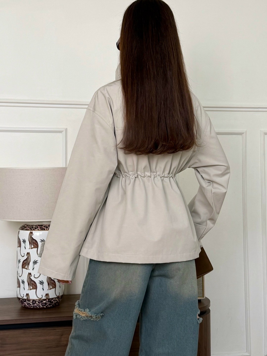 ветровка женский timtony карманы бежевый,женская куртка,куртка оверсайз,куртка,бежевая куртка