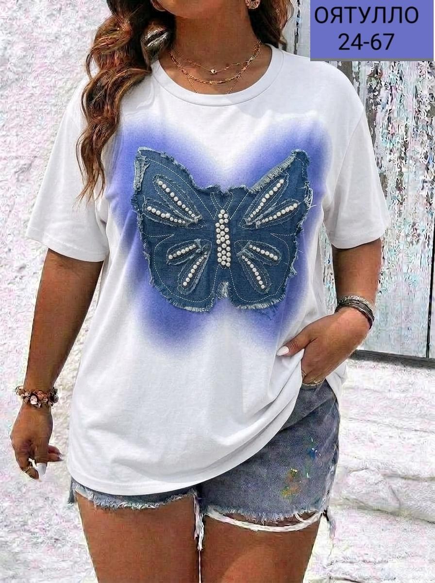 женская футболка,футболки женские больших размеров,летние футболки,футболки и топы,футболка женская летняя больших размеров