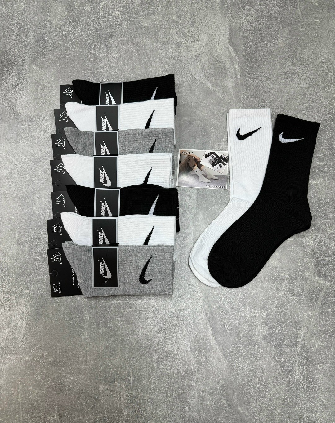 комплект носков nike,носки средние хлопковые набор 5 пар nike,мужские носки nike,носки мужские 10 пар nike,носки nike высокие