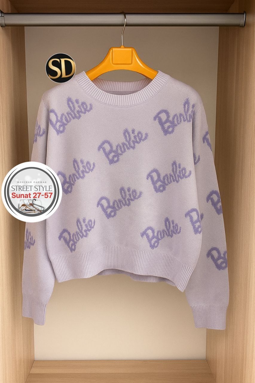 толстовка барби,кофта женская,кофта барби женская,свитер женский,свитер кофта