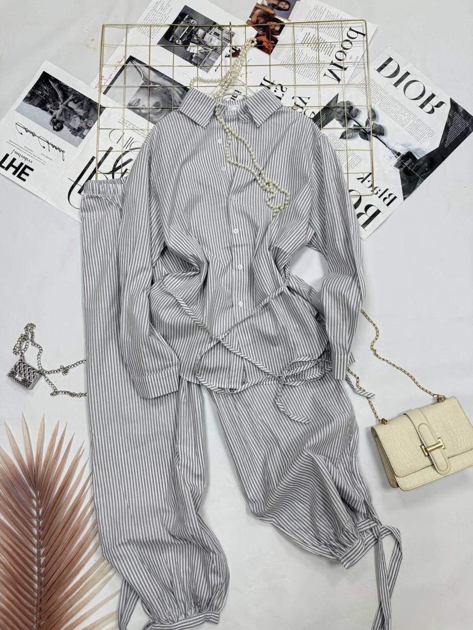 костюм брючный,костюм женский,летние костюмы,пижамные костюмы,костюм в полоску