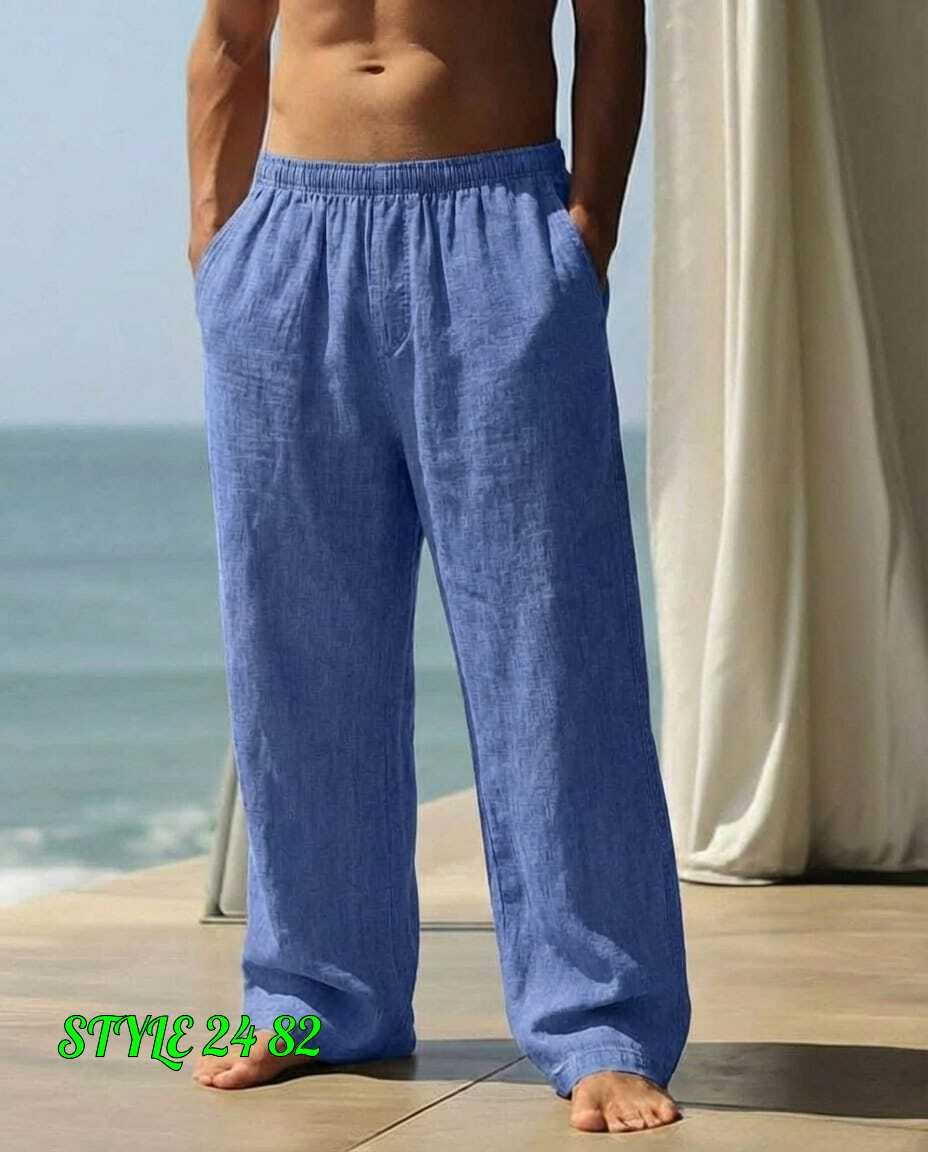 мужские хлопковые льняные брюки,льняные брюки,мужские льняные брюки,льняные штаны,мужские хлопковые брюки