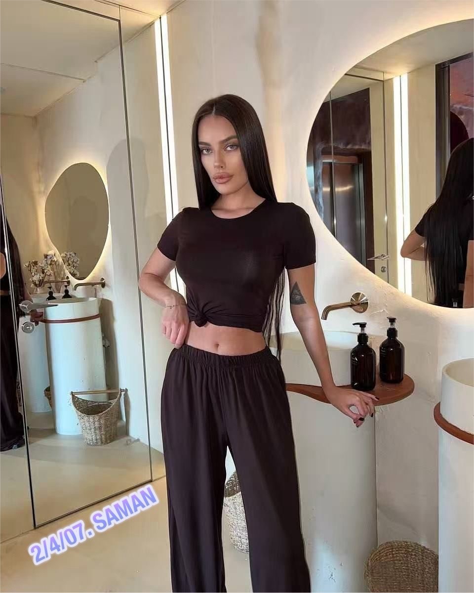 костюм с кроп топом,костюм с брюками палаццо,костюм белый,костюмы женские,брюки палаццо