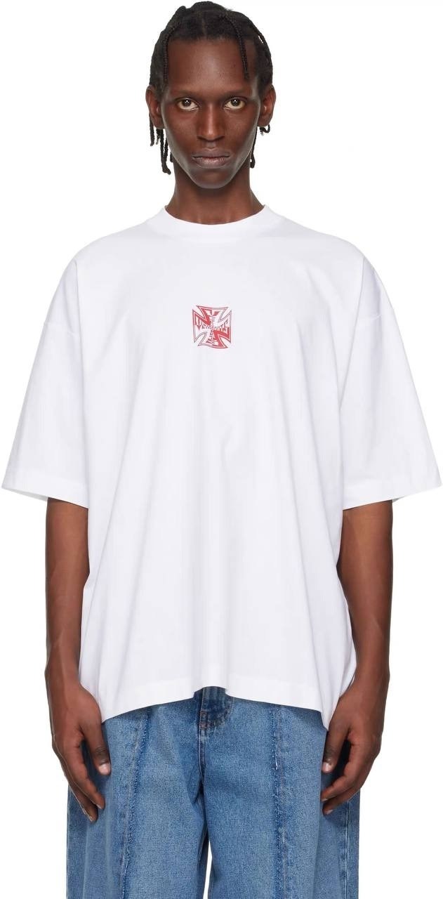 футболки vetements,белая футболка,белая футболка оверсайз,balenciaga white speedhunter double hem t shirt,футболки мужские белые