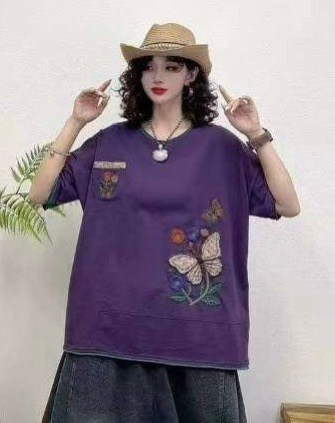 футболка с вышивкой,летние футболки,футболки для женщин,футболки женская хлопковая,футболки женская