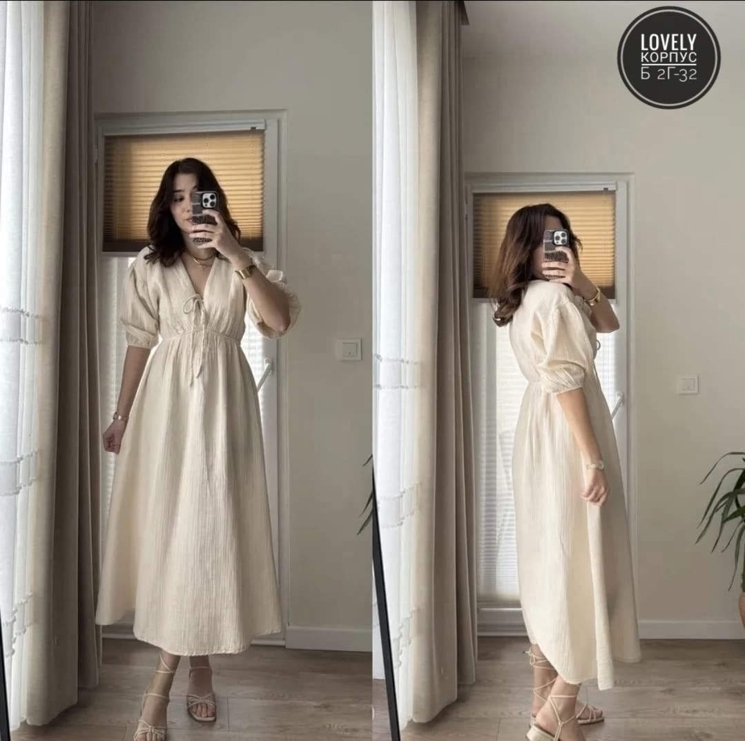 платье из муслина женское,платье женской,платье стиль,платье элегантное,платье средней длины