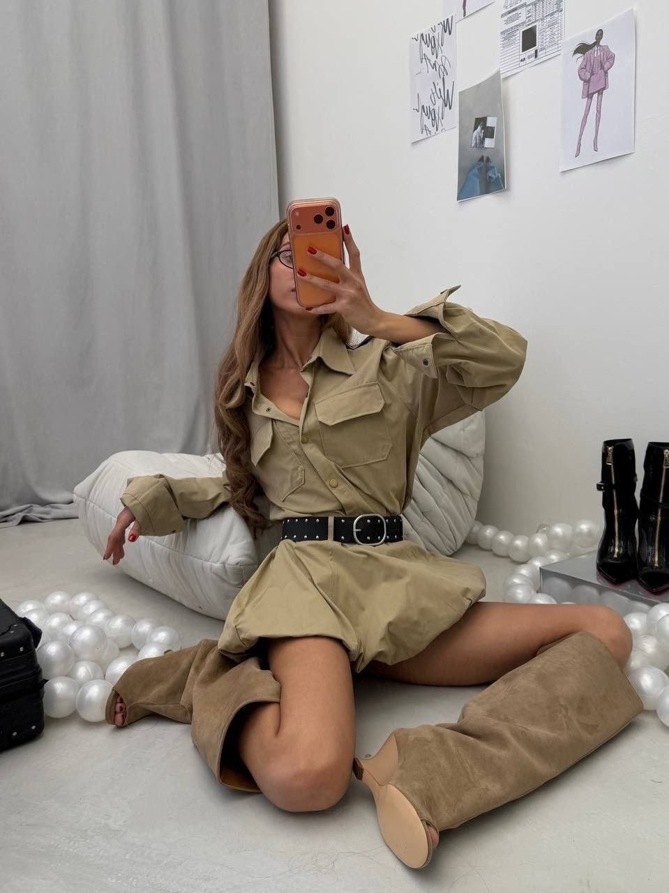 стиль милитари,модный наряд,одежда женская