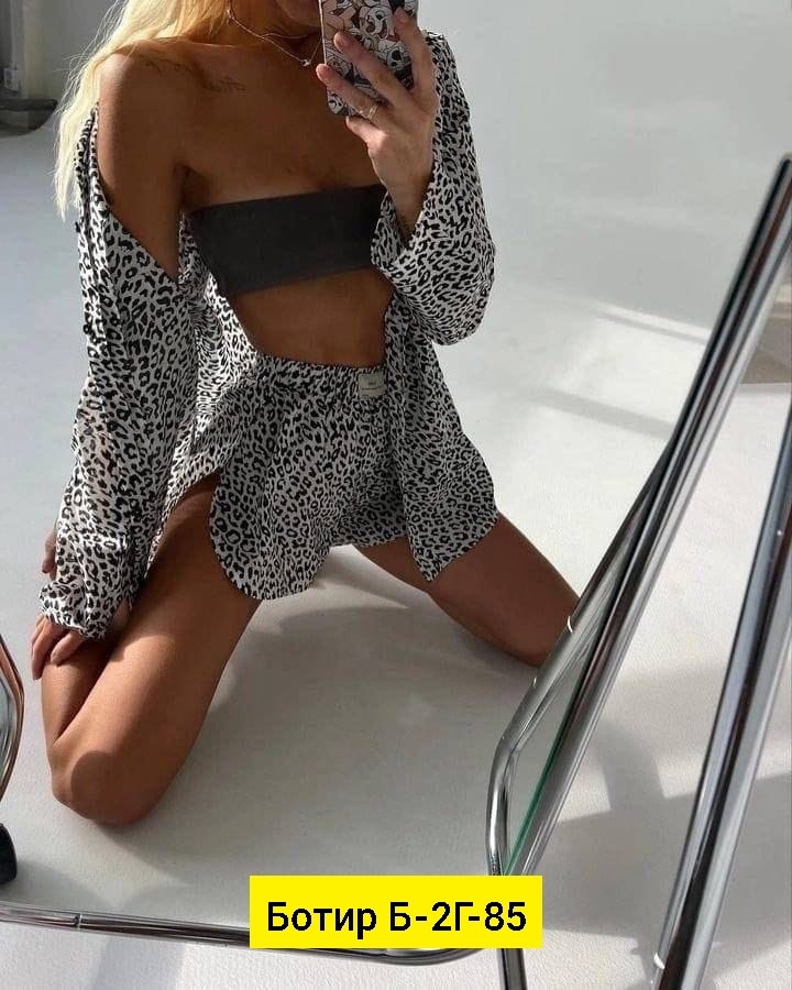 леопардовый костюм с шортами,женский костюм с шортами,костюм двойка рубашка с шортами,трикотажный комплект леопардовый с шортами,костюм женский