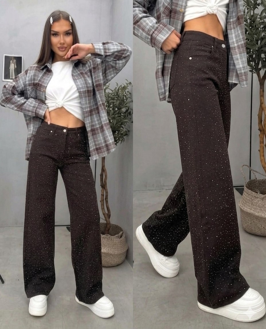 джинсы со стразами,женские джинсы со стразами,джинсы широкие со стразами,штаны со стразами,женские джинсы