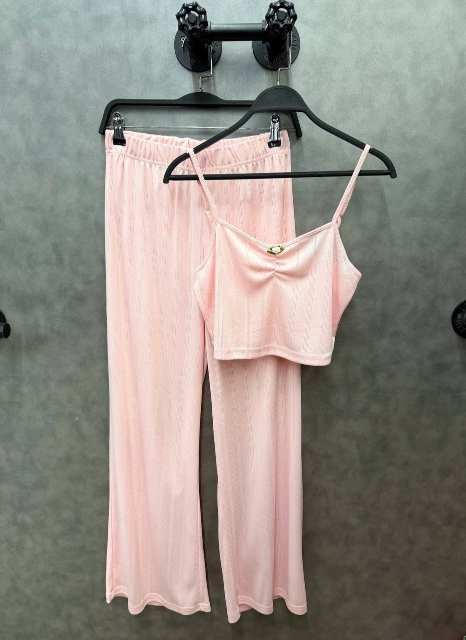 женская пижама комплект,пижама лапша со штанами и майкой домашняя одежда,широкие брюки,модные наряды,пижама одежда для дома