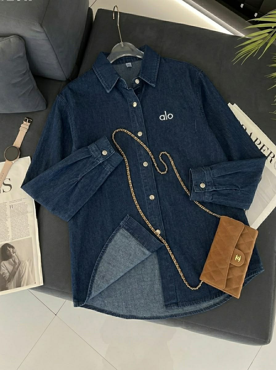 женская джинсовая рубашка с длинным рукавом,женская джинсовая рубашка,джинсовая рубашка,модная женская джинсовая рубашка,джинсовая блузка