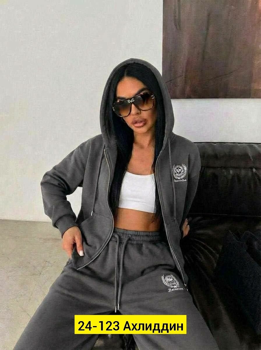 костюм женский спортивный,костюм на флисе,теплый костюм с начесом на молнии niginart 263310232,костюм женский на флисе,женский костюм