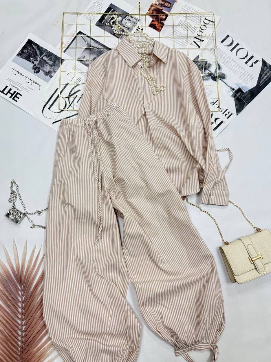 костюм брючный,костюм женский,летние костюмы,пижамные костюмы,костюм в полоску