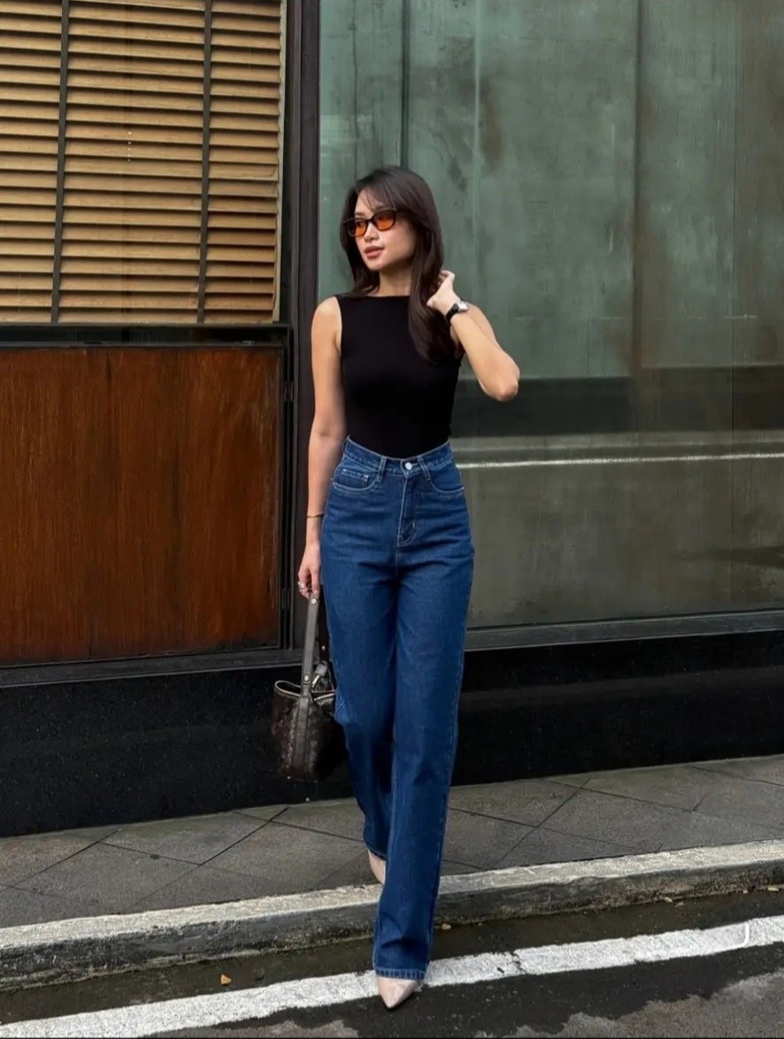 модные джинсы,мода стиль,джинсы брюки,корейская мода