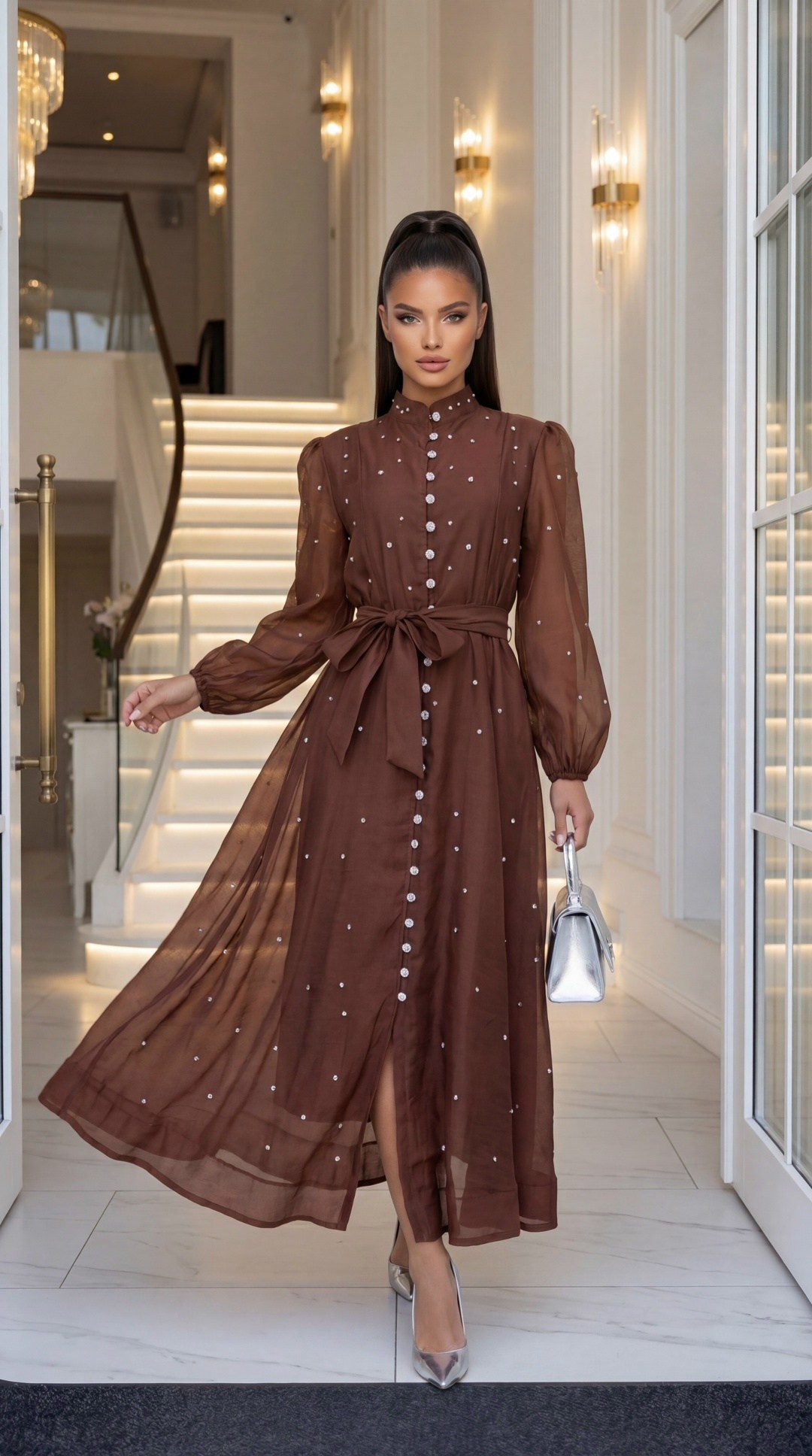 платье коричневое,длинное платье,платье,платье макси,женские длинные платья