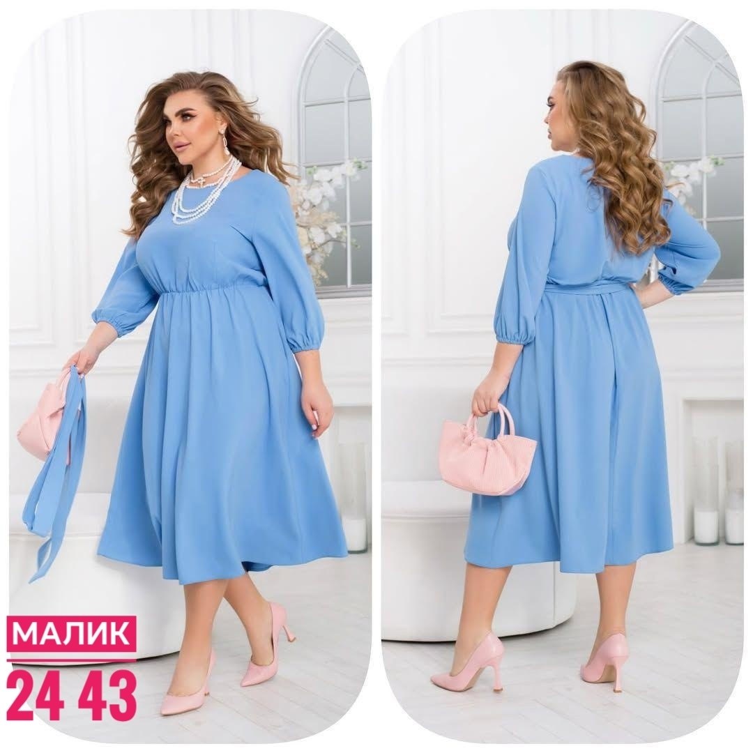 женские платья больших размеров,голубое платье, платье,платья,платье миди