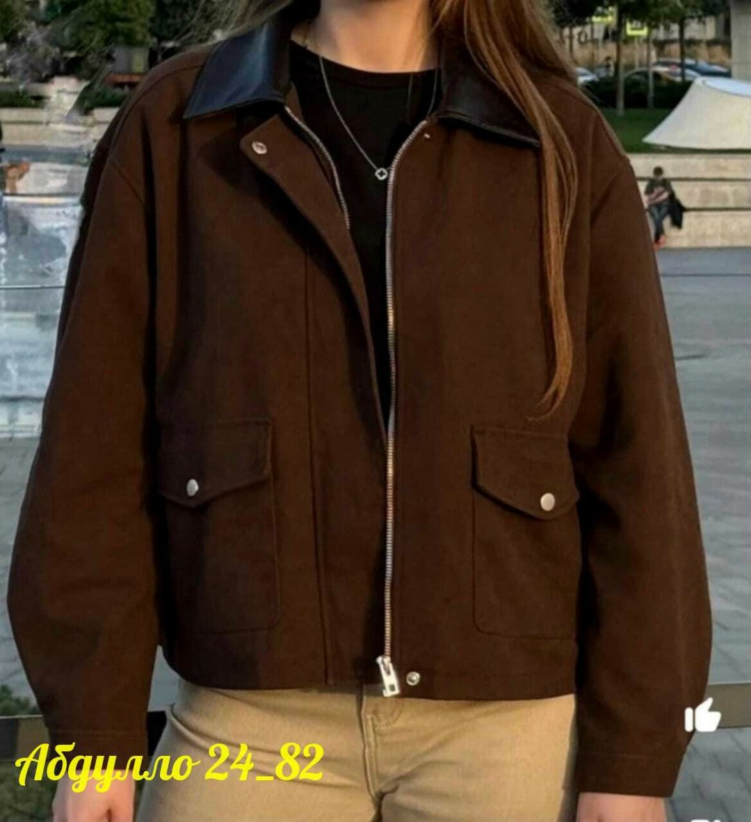 замшевая куртка,куртка из замши,куртка бомбер,бомбер укороченный оверсайз замшевый куртка рабочего тренд saint shine,женская куртка
