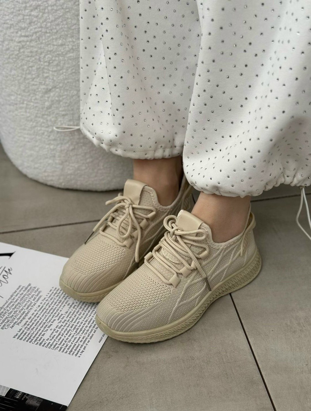 кроссовки женскиe,,кроссовки бежевые,повседневные кроссовки,кроссовки женские легкие тканевые