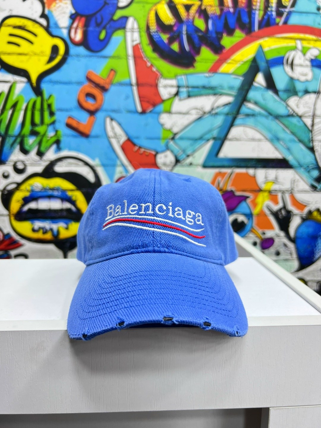бейсболка balenciaga,кепка баленсиага синяя,кепка balenciaga,balenciaga cap,мужские бейсболки balenciaga