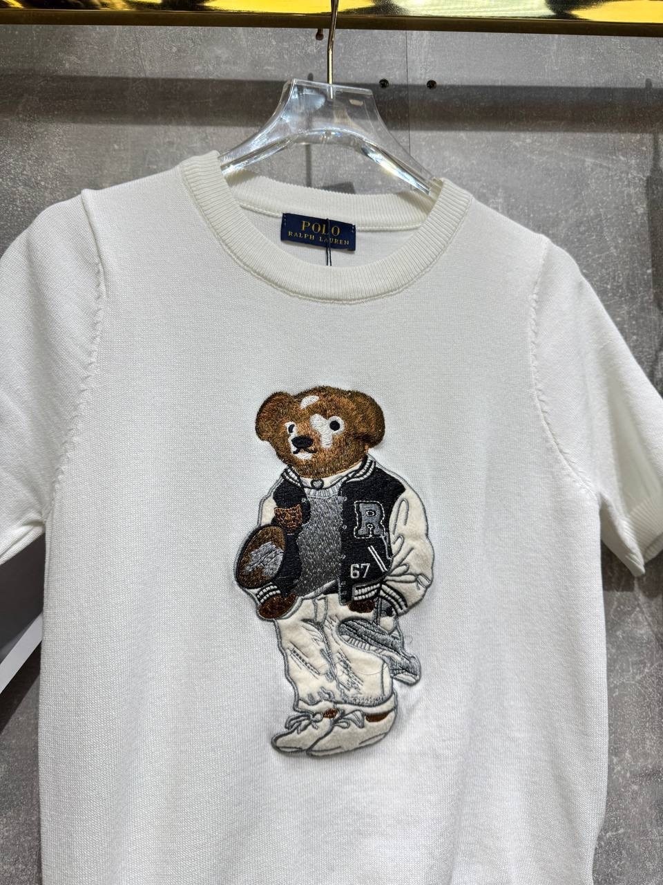 ральф лорен одежда с мишкой,свитер с вышивкой,футболка с вышивкой,ральф лорен одежд м мишкой,свитер с рисунком медведь