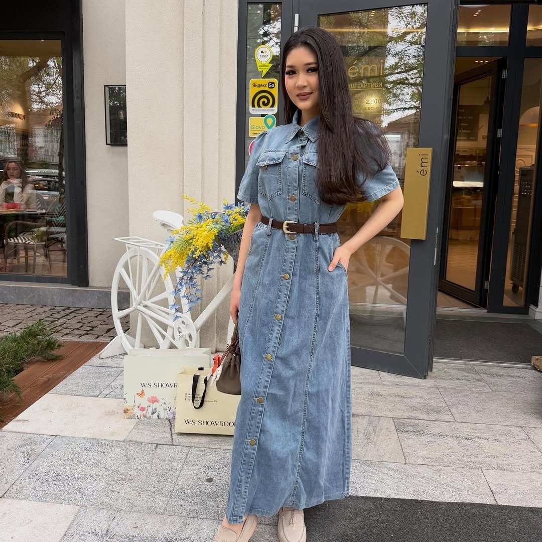 женское джинсовое платье,джинсовое платье,джинсовое платье-рубашка,женское джинсовое платье с длинными рукавами,платье джинс