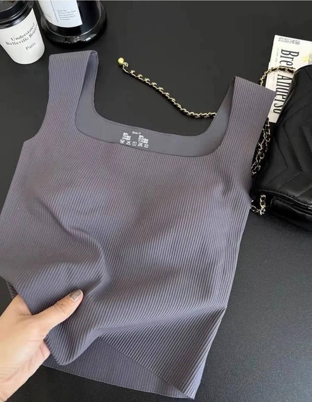 топик с чашками,топ женский,женские майки,топ женский топ,топик женский