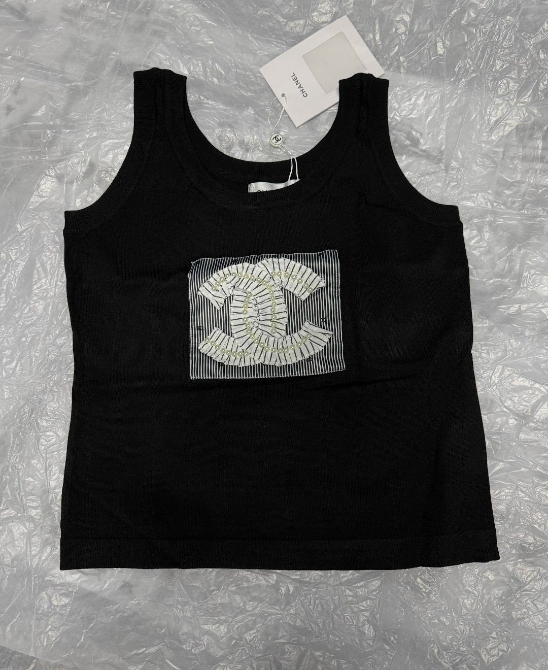 футболка шанель,майка шанель,майка,майка классическая chanel,майка женская