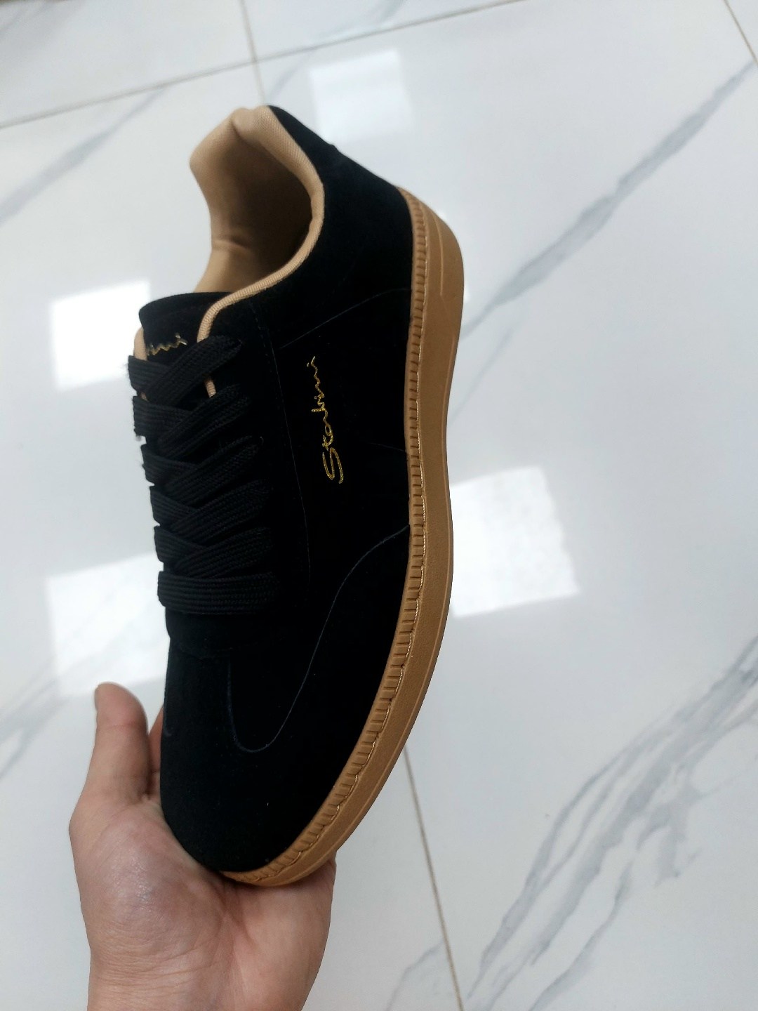 ,спортивная ,черные кроссовки,кроссовки sprandi retrostemp,низкие кроссовки