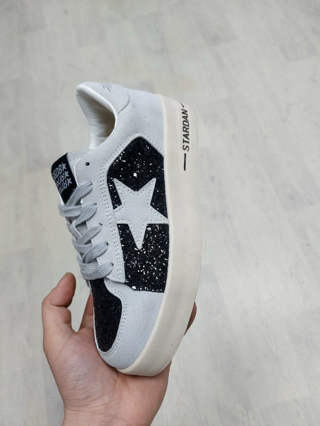 golden goose кеды hi star с блестками белый,,голден гус кеды,golden goose кеды с блестками,кеды golden goose