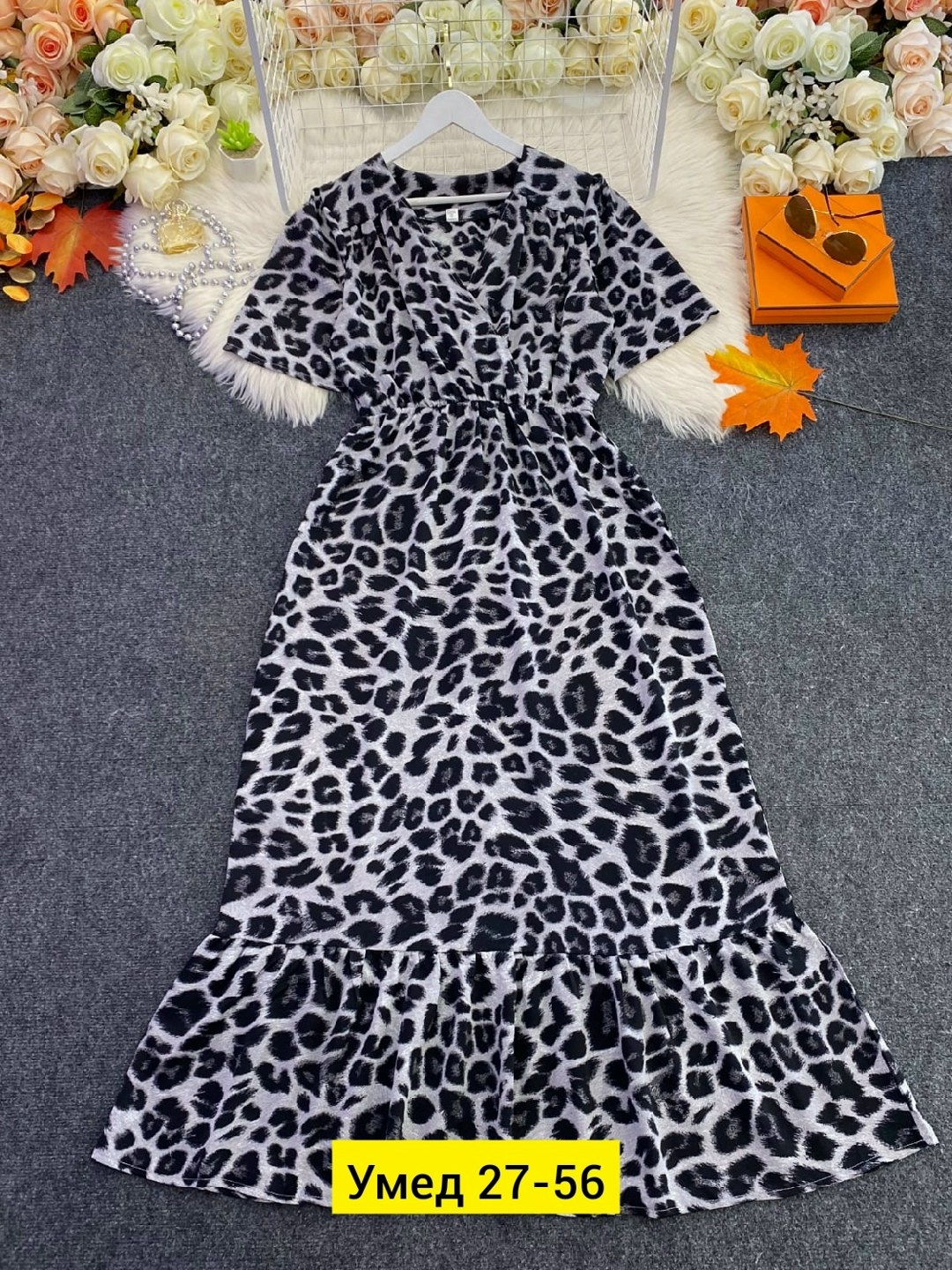 ,платье,платье с леопардовым принтом,женское платье,платье леопард