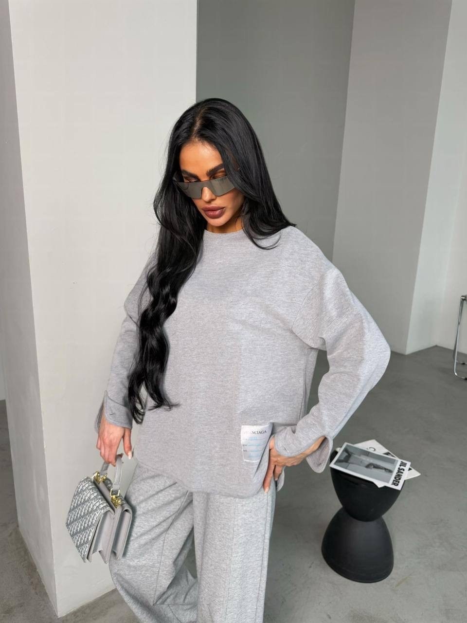 костюм трикотажный,костюм с брюками,костюм оверсайз,женские костюмы,костюм