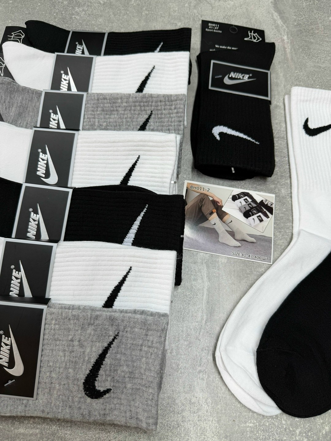комплект носков nike,носки средние хлопковые набор 5 пар nike,мужские носки nike,носки мужские 10 пар nike,носки nike высокие