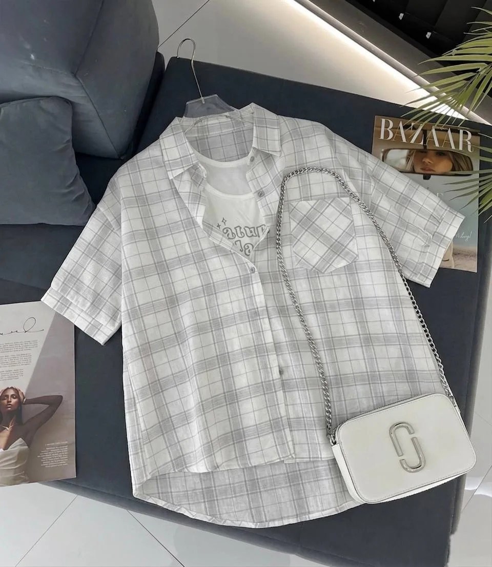 рубашка женская в клетку оверсайз,женская рубашка,клетчатая рубашка,рубашка в клетку женская,рубашка клетка