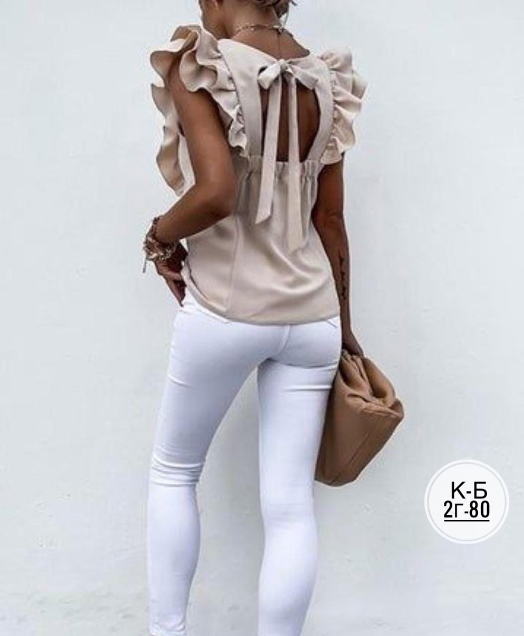 блузка с открытой спиной,блузка женская,блузка бант,блузка с оборками,нарядная блузка