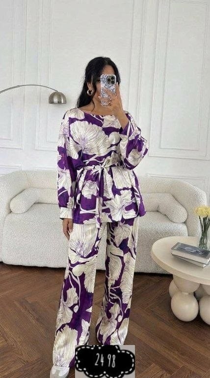 костюм женский,костюм в пижамном стиле,костюм с принтом,костюм