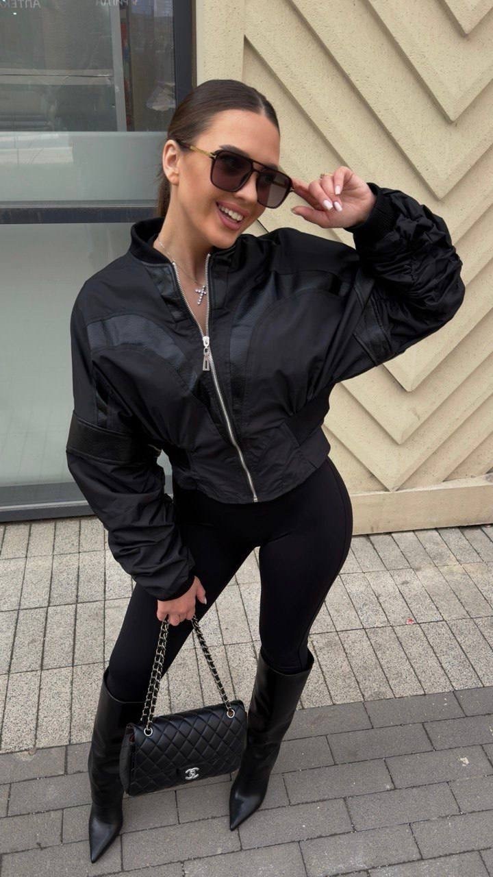 куртка бомбер,бомбер женский beluxstar bomber-k23 черный m,бомбер женский,бомбер женский оверсайз,куртка короткая