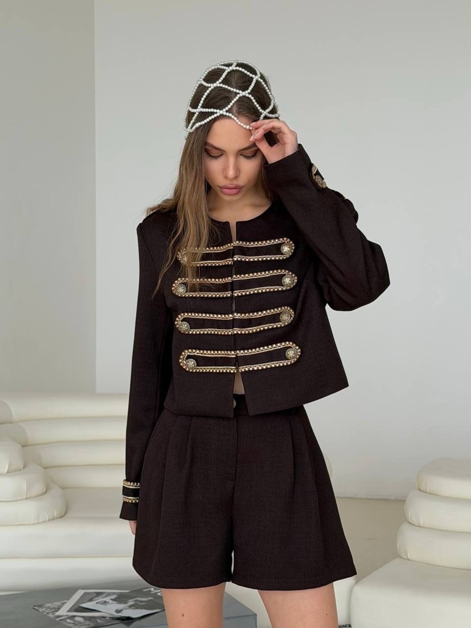 твидовый костюм,твидовый костюм с юбкой,трикотажный костюм женский,костюм пиджак и юбка,жакет