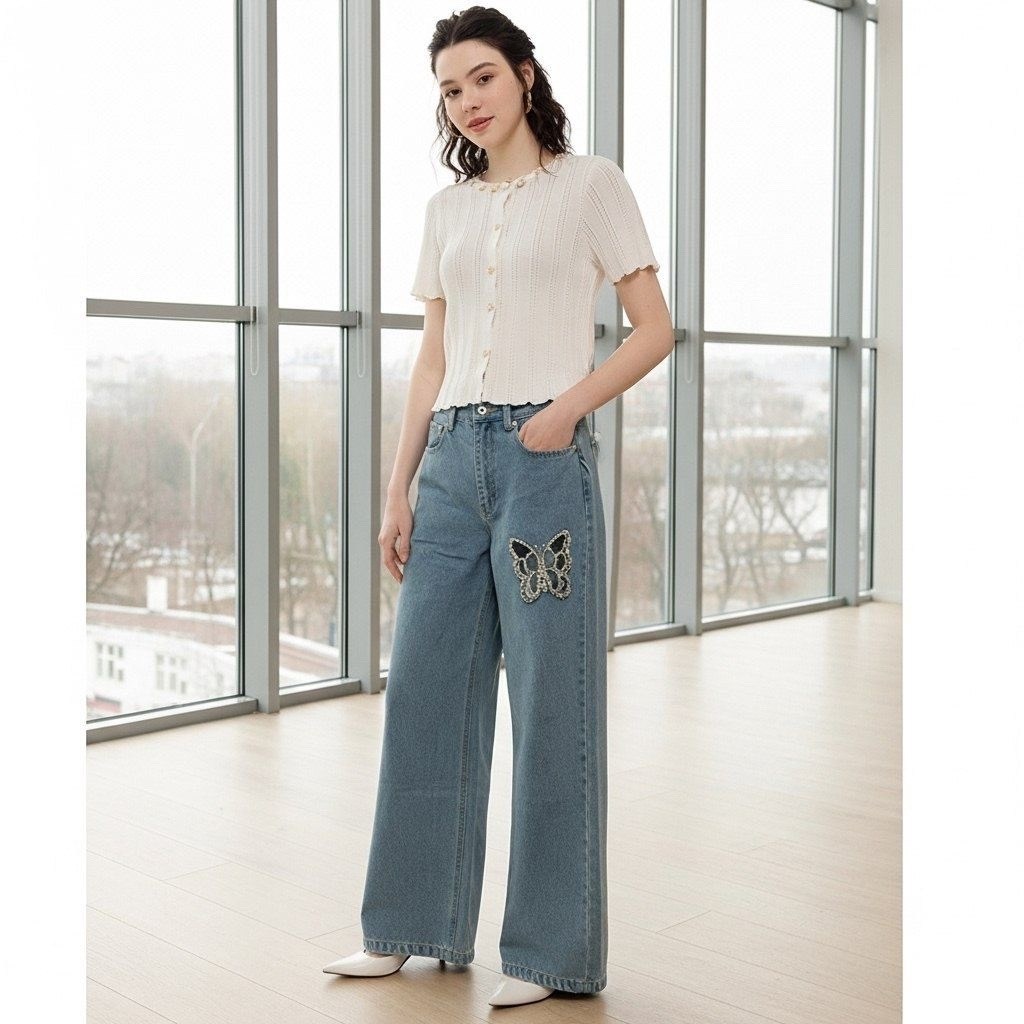 джинсы прямые,женские джинсы,джинсы со стразами,джинсы,женские джинсы прямые