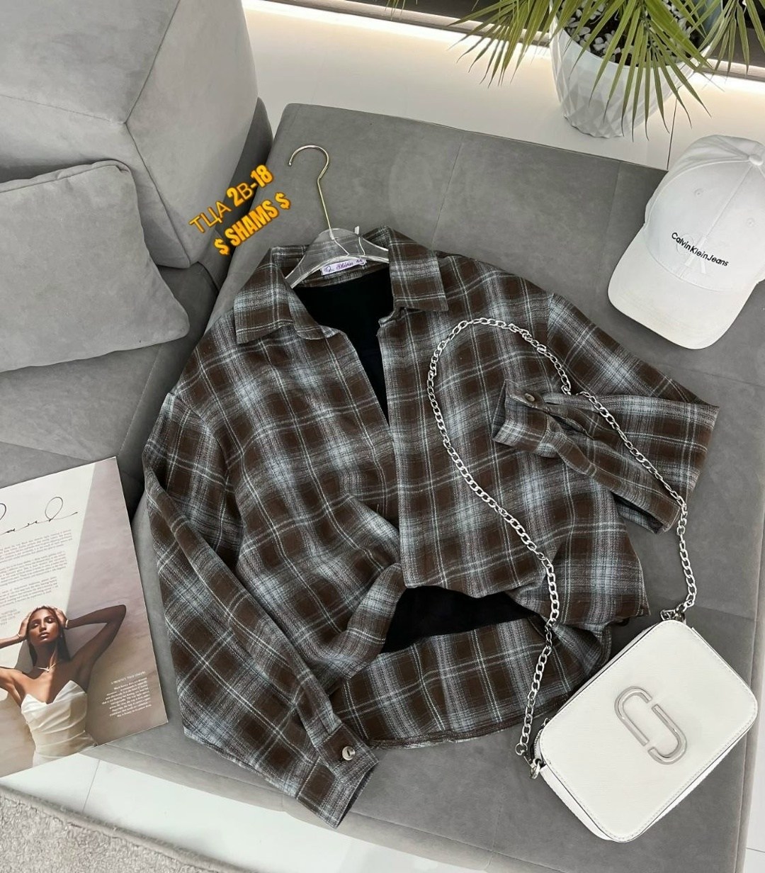 рубашка в клетку с майкой beststyle,рубашка в клетку,женская рубашка в клетку,рубашка в клетку оверсайз на кнопках,рубашка хлопок