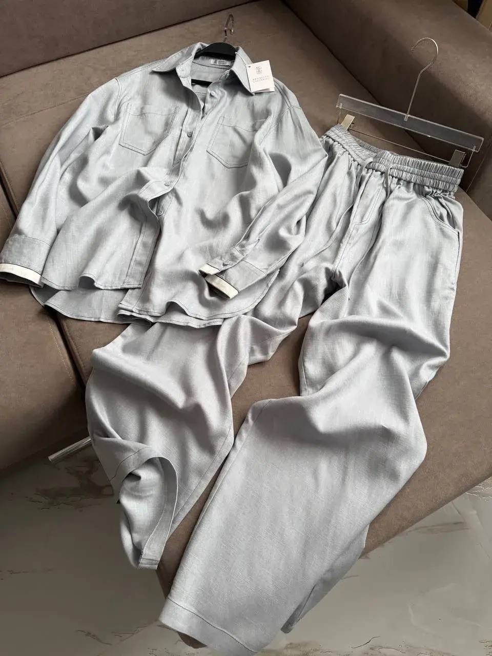 брючный костюм,рубашка с брюками,шелковый костюм,костюм с брюками карго,широкие брюки