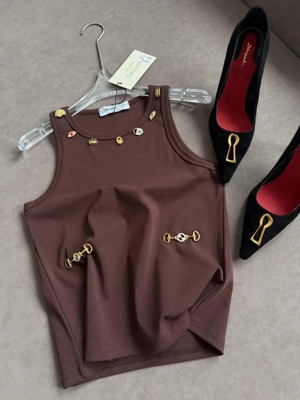 топы модные,футболки для девочек,майка женская,летние футболки,брендовые женские