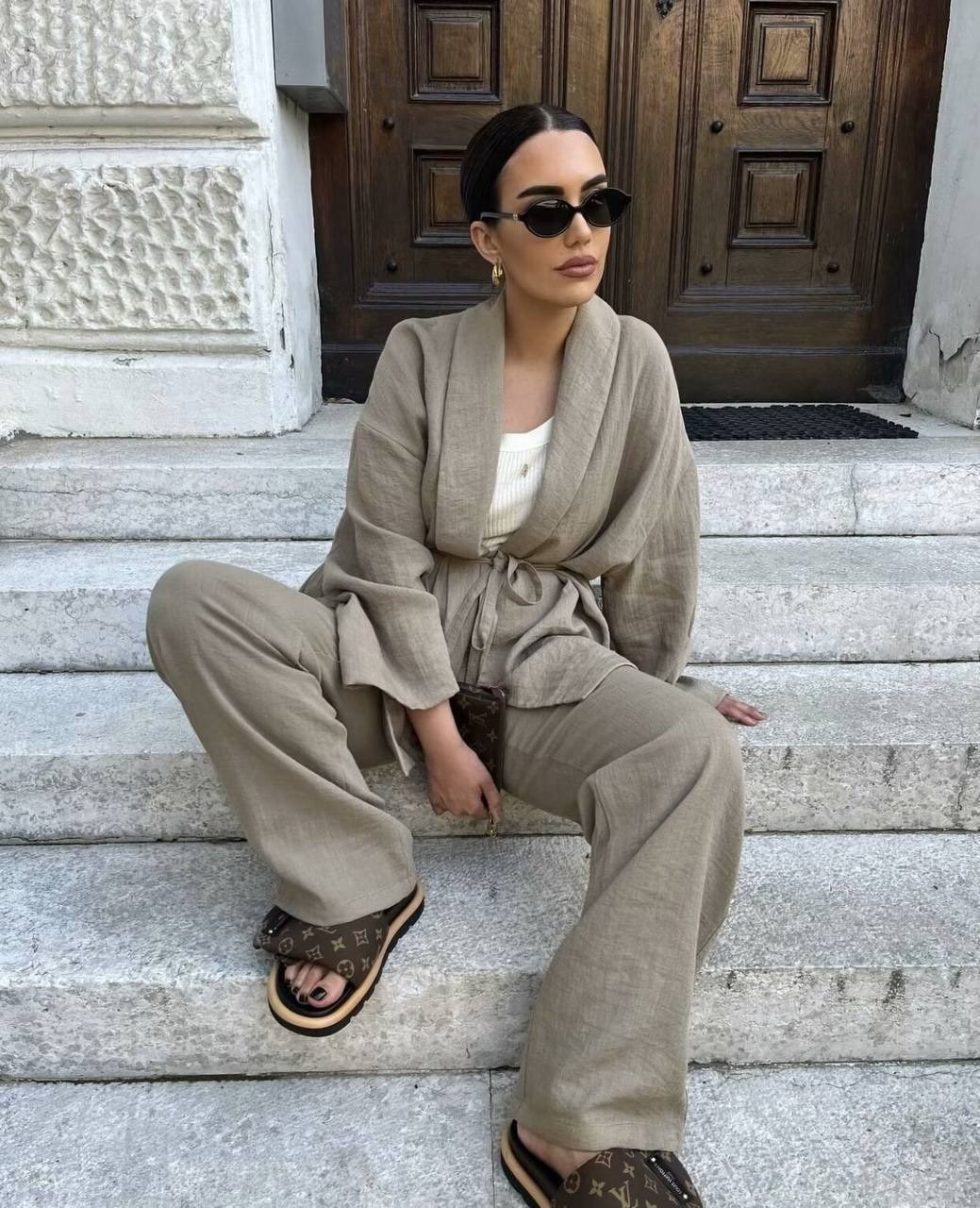 женский костюм с брюками,костюм женский,льняной костюм,брючный костюм,летние костюмы