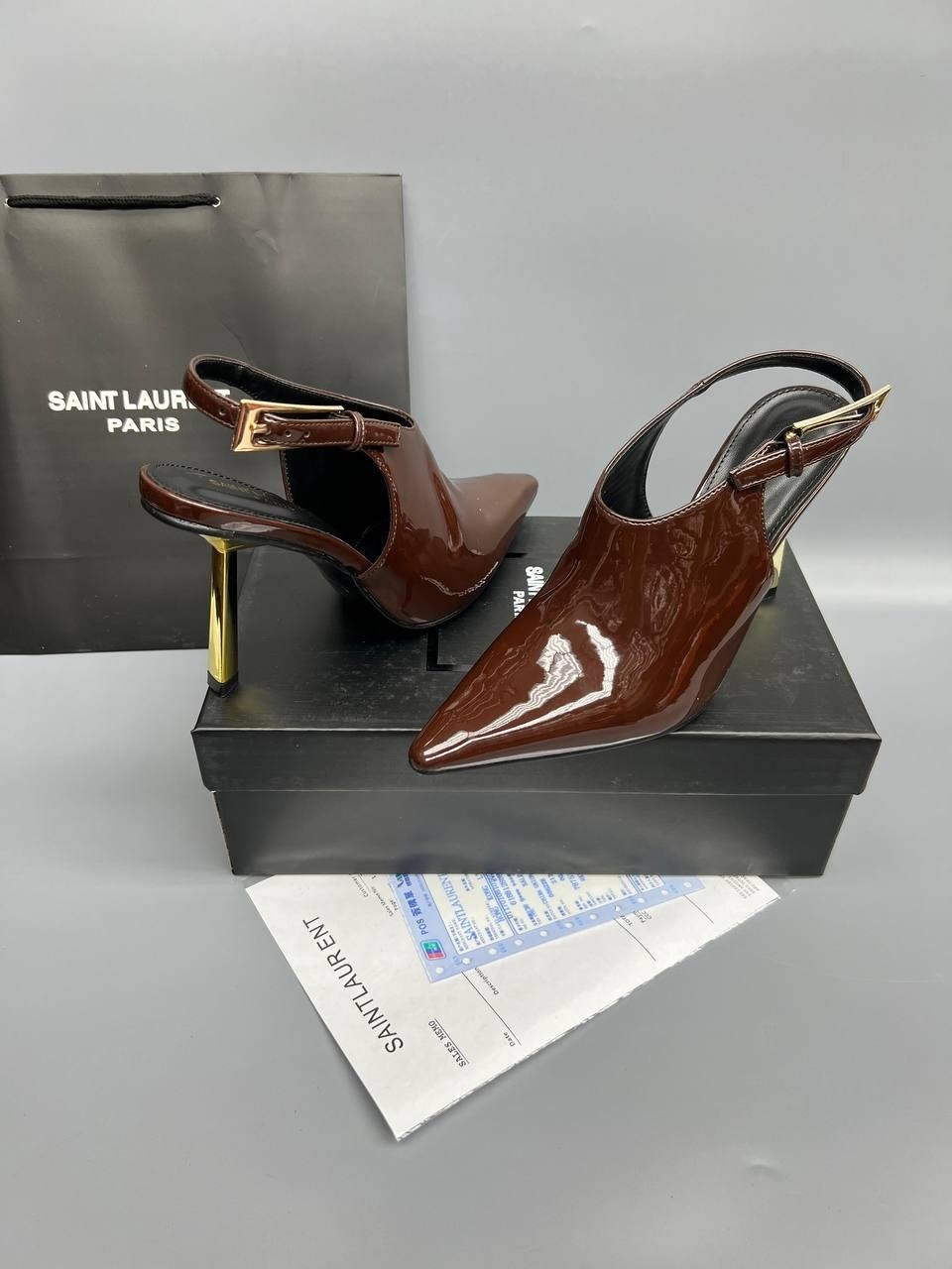 ,туфли yves saint laurent,туфли saint laurent,туфли фенди, женская