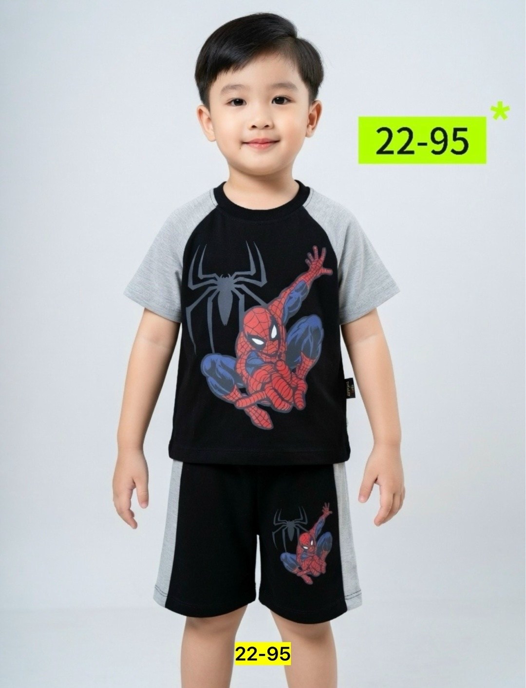 пижама для мальчика,пижама комплект,комплект для мальчиков мимимама человек паук серый,одежда для мальчиков,комплект одежды для мальчика