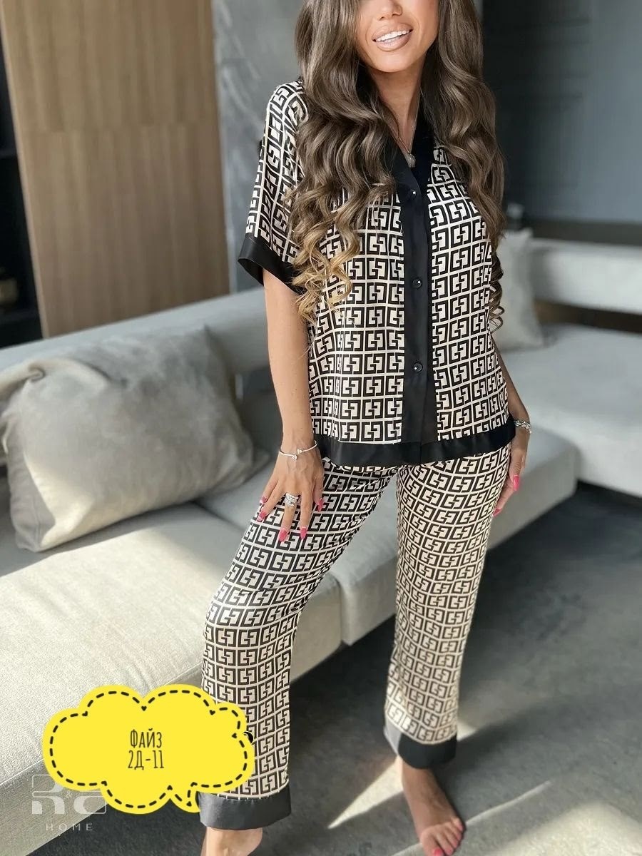 пижама женская,пижама женская со штанами шелковая для сна домашняя,пижама со штанами и рубашкой домашняя комплект victoria's secret,пижама со штанами шелковая с рубашкой,пижама женская стильная с брюк