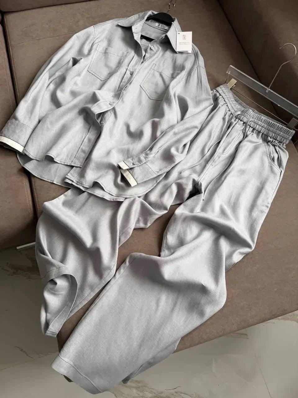 брючный костюм,рубашка с брюками,шелковый костюм,костюм с брюками карго,широкие брюки