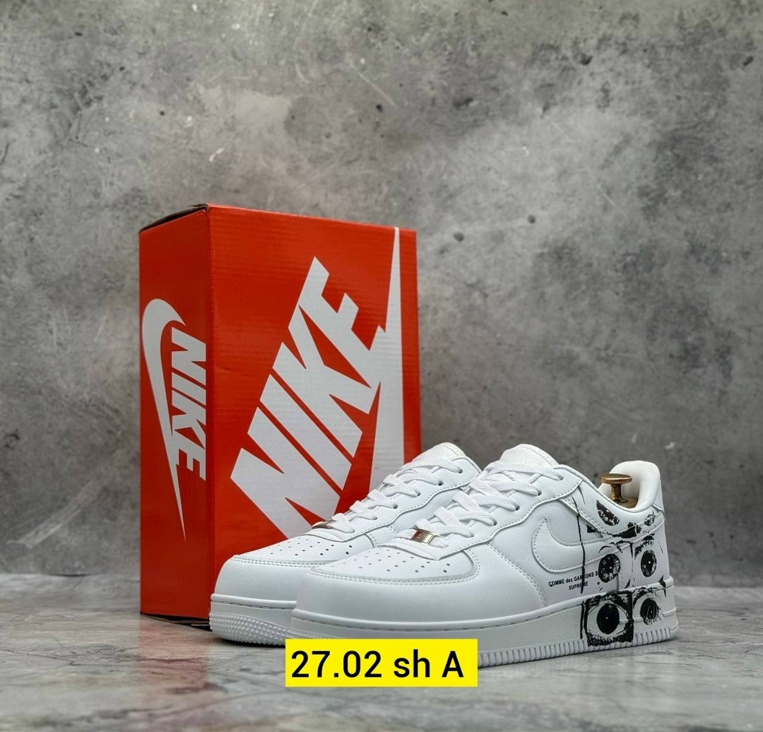 модные мужские кроссовки,nike air force 1 cdg x supreme,кроссовки air force 1 nike,кроссовки,кроссовки для мужчин