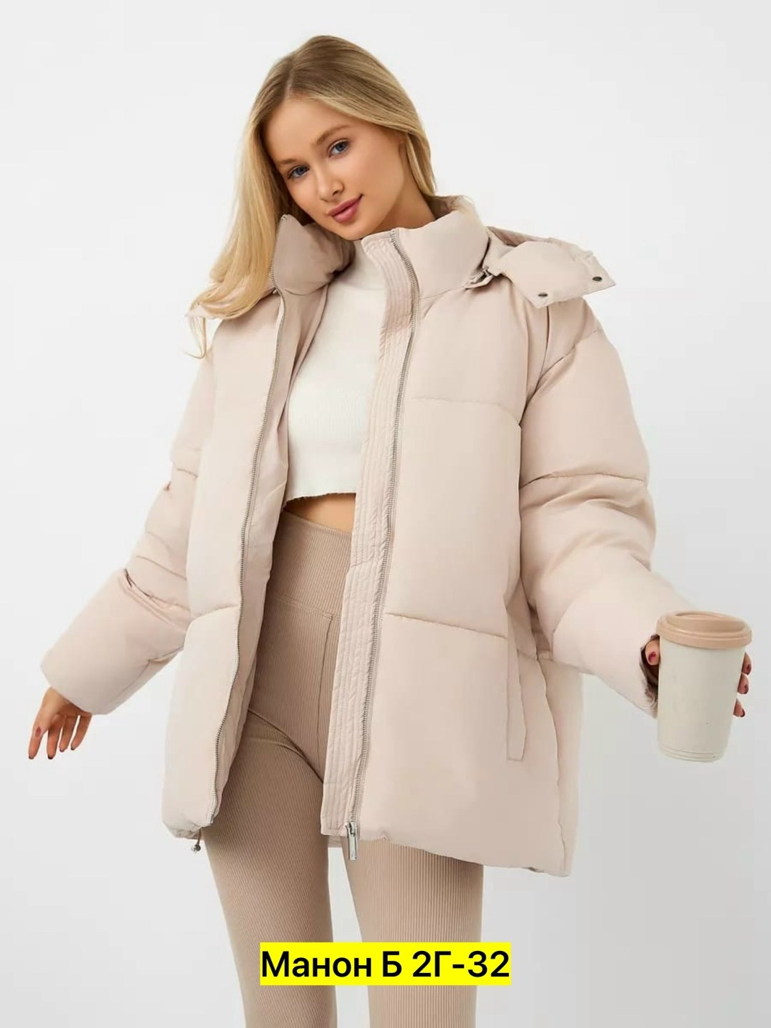 куртка женская белая,куртка зимняя оверсайз,куртка женская,куртка зимняя с капюшоном оверсайз lovito_clothing,куртка зимняя с капюшоном оверсайз пуховик monifique