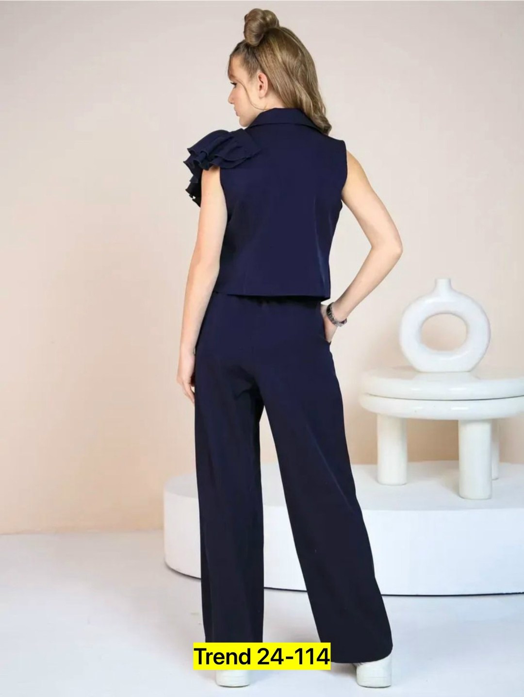костюм-двойка школьный (жилет, брюки) для девочек,школьный брючный костюм,брючный костюм для девочек,костюм брючный школьная форма для девочки payan,школьный костюм двойка с брюками палаццо и жилетом