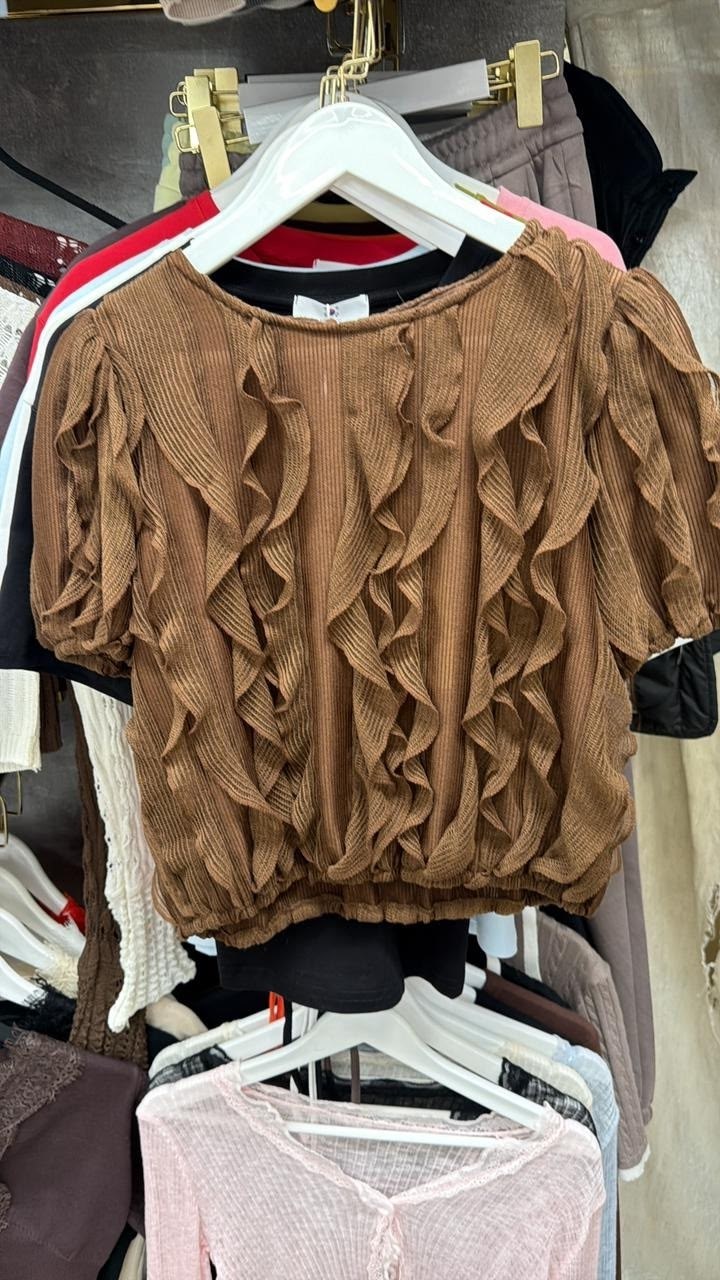 блузка стильная,шифоновые блузки,женская блуза,блузка с оборками,блуза